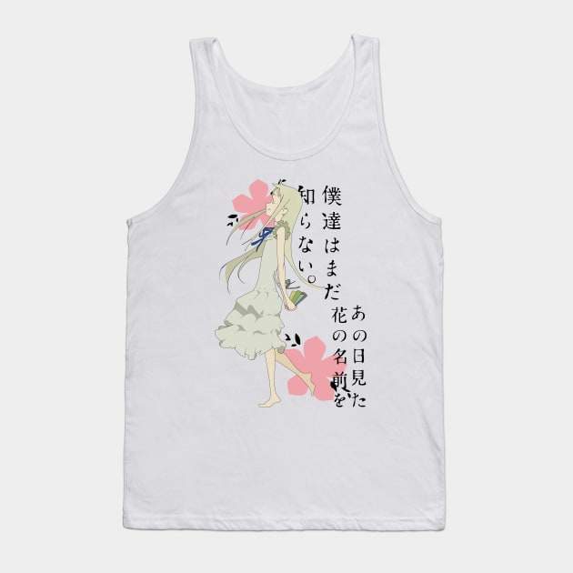 Menma - AnoHana Tank Top by oncemoreteez